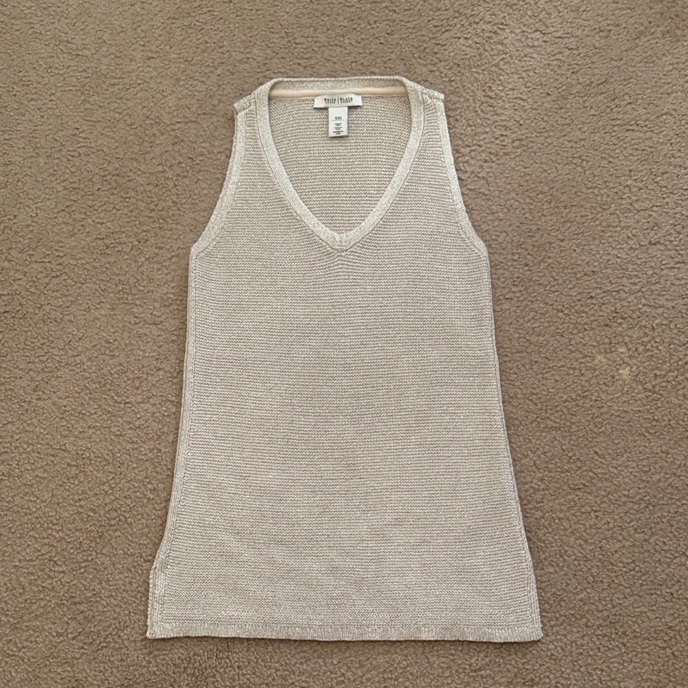 V-Neck Knit Tank Top